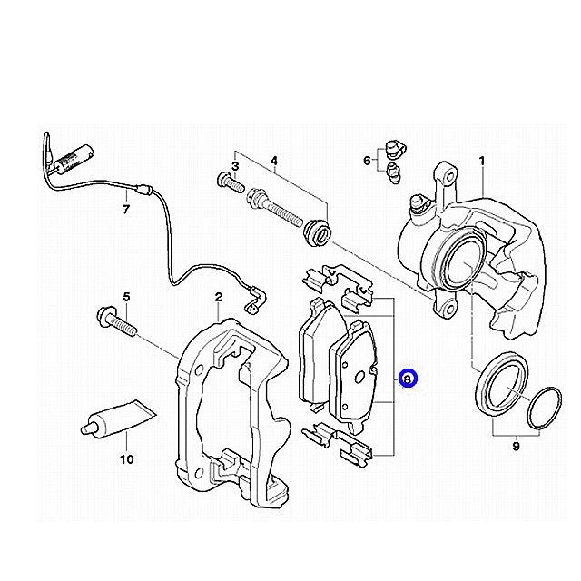 ディスクパッド ブレーキパッド フロント 左右セット BMW 1シリーズ E87 116i 118i 120i UE16 UF18 UF20 | BMW | 01