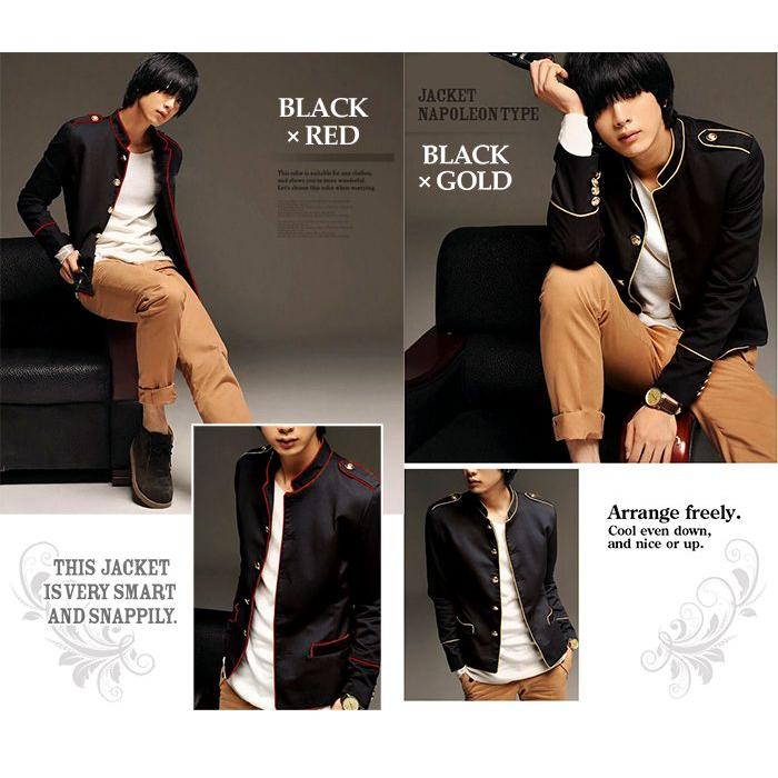 ジャケット メンズ ナポレオンジャケット ブラック 黒 軍服 ジャケット メンズ ナポレオンジャケット ブラック 黒 軍服