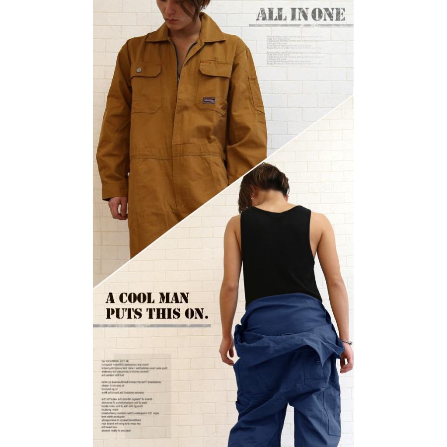 つなぎ メンズ おしゃれ ツナギ 作業着 作業服 M L LL : ギフト専門