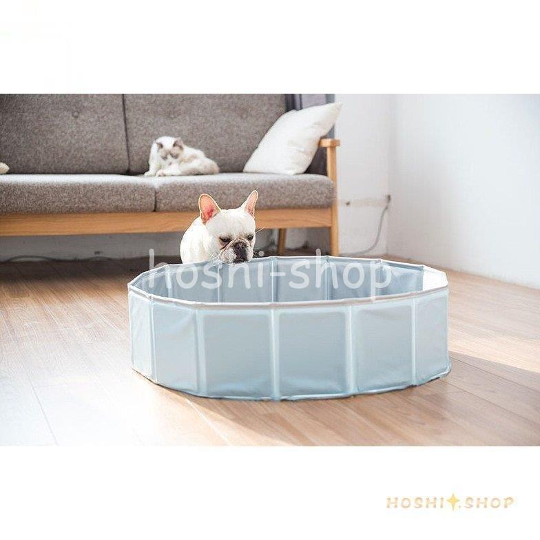 女性に人気 ペット用 プール バスグッズ バスプール 犬猫 お風呂用品 折り畳み 中小型犬適用 丈夫 防水 80 cm Discoversvg Com