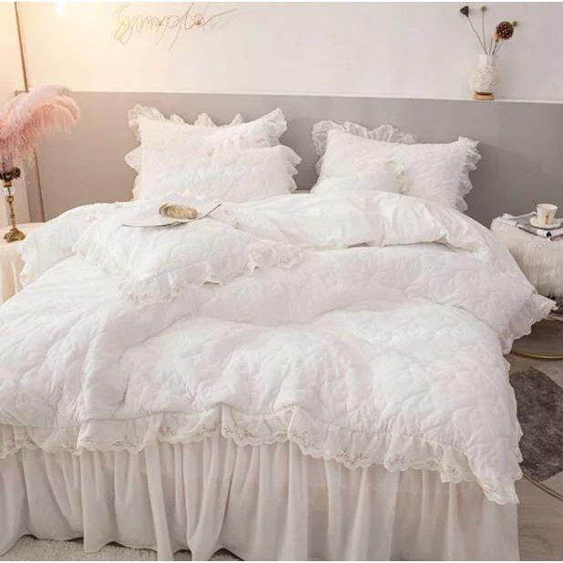 掛け布団カバー シングル 冬用 フランネル 布団カバーセット 3点セット フリル付き 可愛い 暖かい 寝具カバー 掛けふとんカバー 厚手起毛 保温 ベッ 格安saleスタート