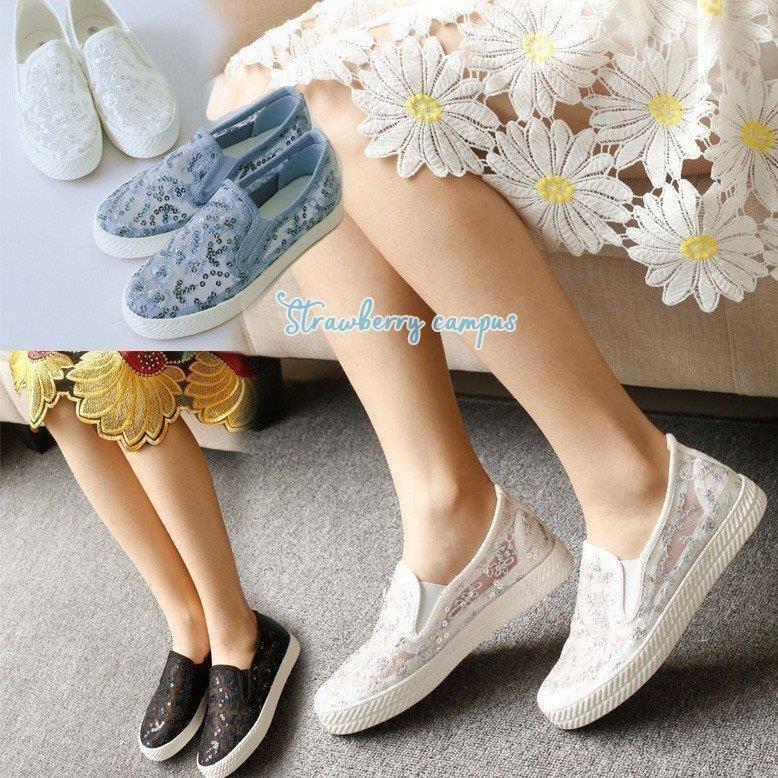 スニーカー 夏レディースぺたんこ歩きやすいカジュアルローカット疲れない靴シューズスリッポンキラキラ P フクロウ商店 通販 Yahoo ショッピング
