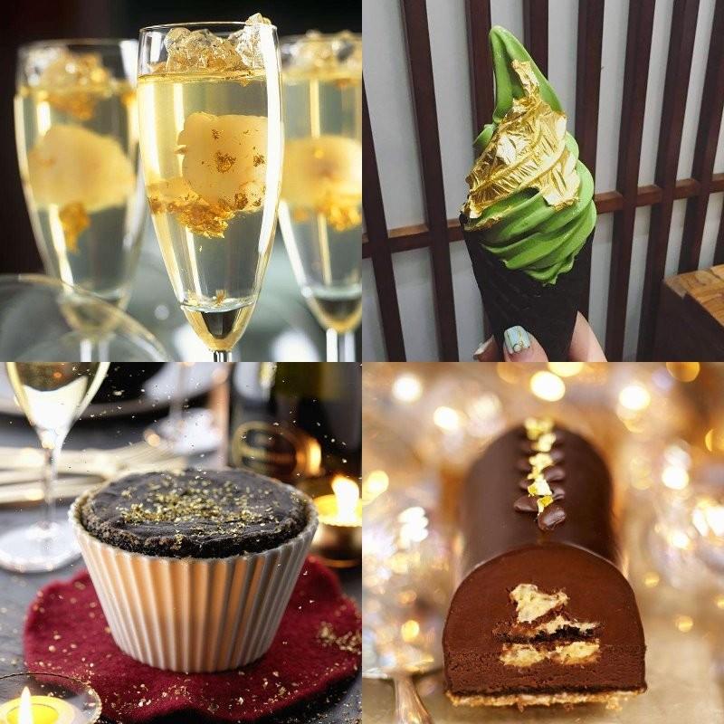 金箔シート 純金 金箔 箔金 メッキ 工芸品 ケーキ装飾 美顔 美容 マスク 4 33 4 33 Cm 送料無料 ポイント消化 Kd036 Huku Suke 通販 Yahoo ショッピング