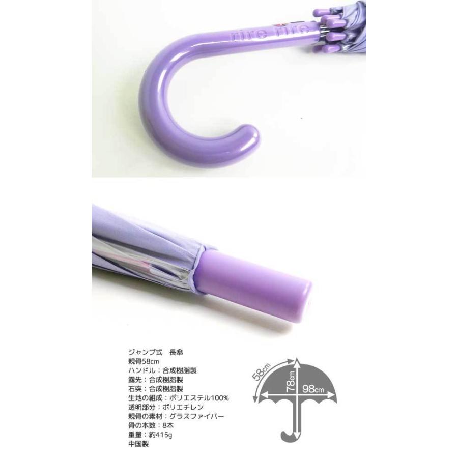 Rireriregirl 1コマ ハート プリント ジャンプ 長傘 58cm 子供 傘 キッズ 女の子 女児 ガール スクール 小学生 透明窓 Poe グラスファイバー ロゴ ワンタッチ プ g 服雑屋 通販 Yahoo ショッピング