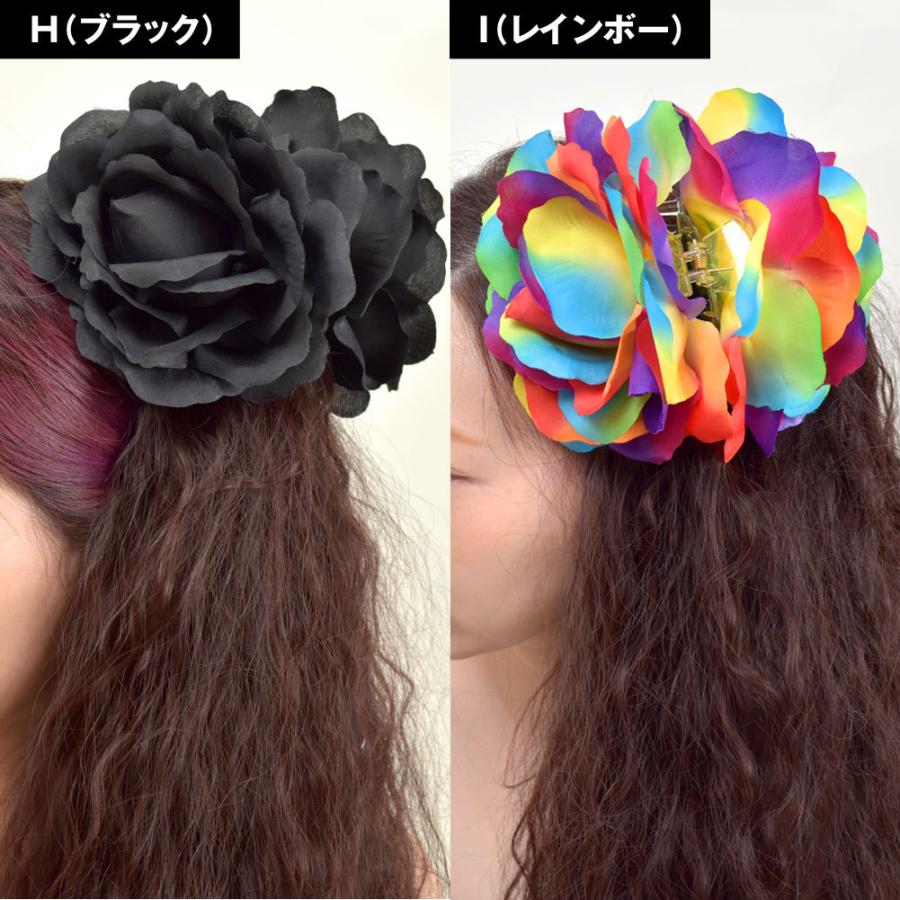 薔薇ヘアクリップ 大made in France 薔薇ヘアクリップ 大 made in France