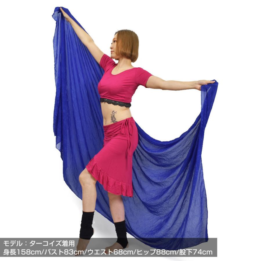 ベリーダンス衣装 シフォンベール belly dance veil ヴェール 小道具