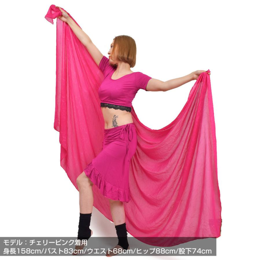 ベリーダンス衣装 シフォンベール belly dance veil ヴェール 小道具