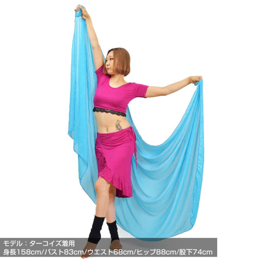 ベリーダンス衣装 シフォンベール belly dance veil ヴェール 小道具