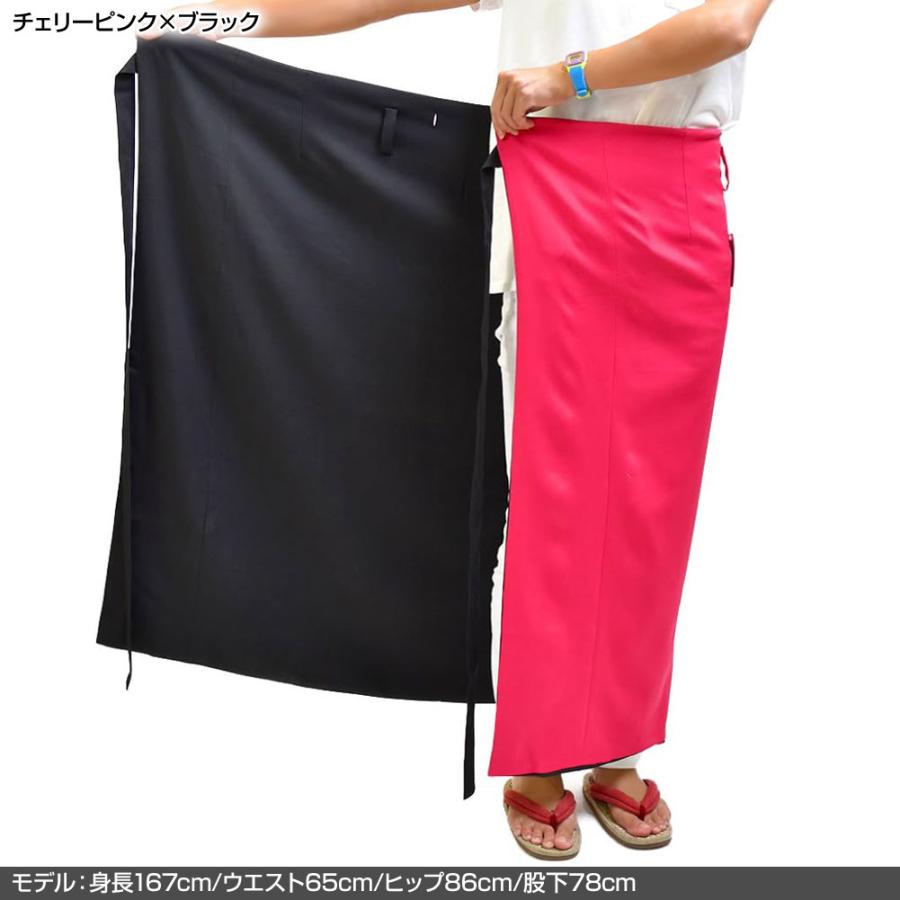 ステージ衣装 AB75224 よさこいリバーシブル巻きスカート(裾部分) 総