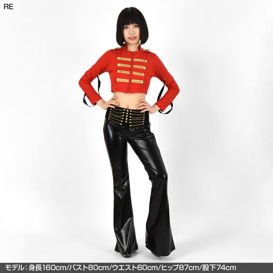 ヒップホップ衣装 ショート丈ナポレオンジャケット ダンス衣装