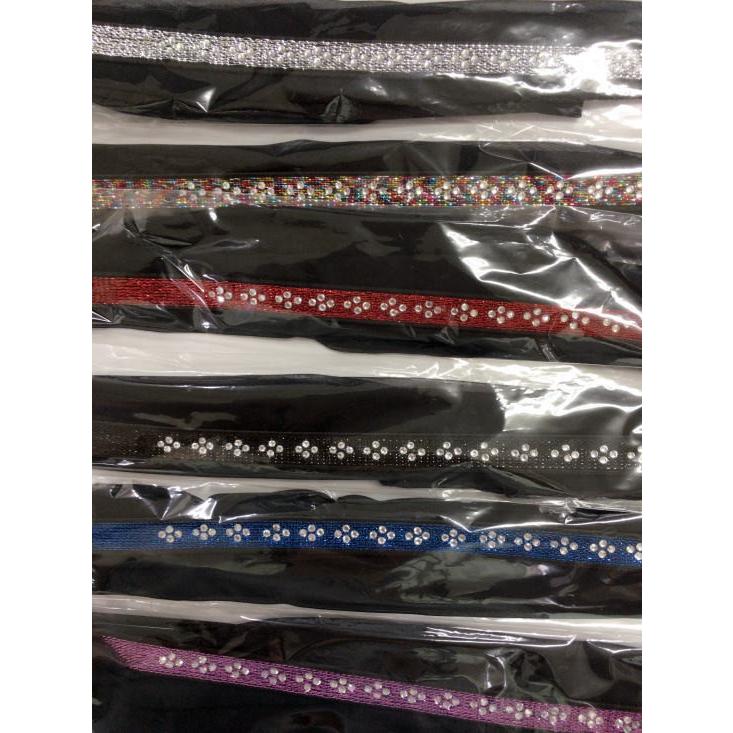 6717★M黒×赤 メッシュ スワロチョーカー付 スタンダード 社交ダンス SWAROVSKI（スワロフスキー） チョーカー フロート付 社交ダンス