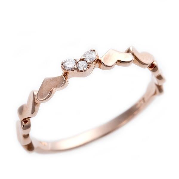 特別送料無料 ダイヤモンド ピンキーリング K10 ピンクゴールド ダイヤ0 03ct ハートモチーフ 4号 指輪 Ds Hula Shop 通販 Yahoo ショッピング 美しい Skylanceronline Com