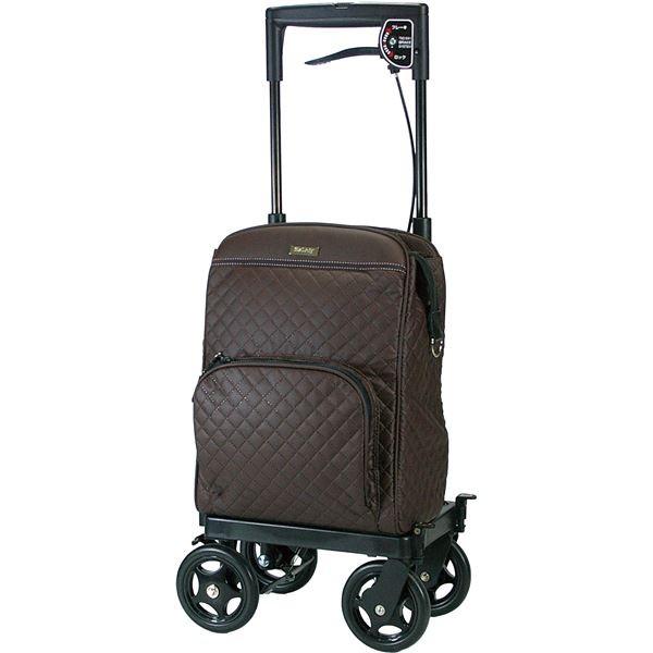 島製作所 シルバーカー/カー メロディ プリモ 右用 キルティングブラウン