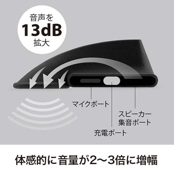 エアリア 特価 スタンド型スマホスピーカー 置くだけ 体感音量2〜3倍