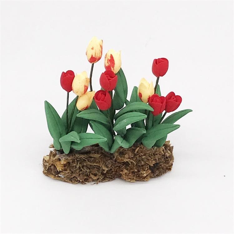 ミニチュア　花壇の花 Amazon.co.jp: ドールハウス 植物 ミニチュア、1:12 ドール