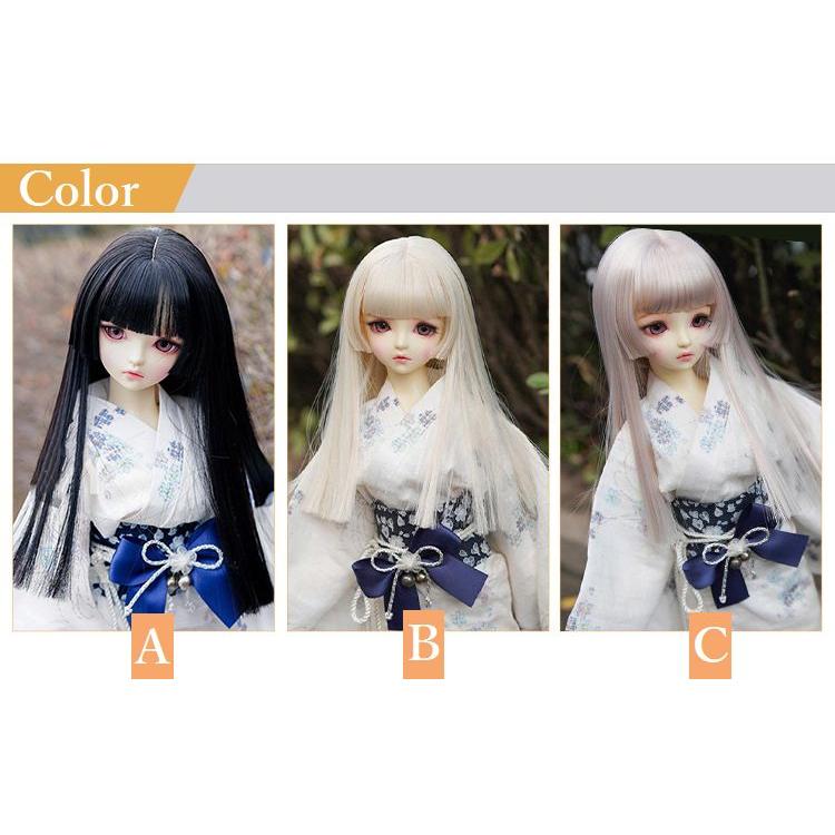 送料無料 bjd ドールヘアーウイッグ ドールかつら 1/6 人形ウイッグ