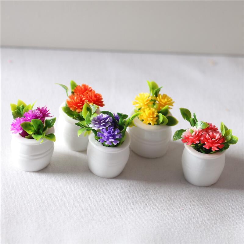 送料無料 ミニチュア 雑貨 プランターの花 ドールハウス キット 送料無料 ミニチュア 雑貨 プランターの花 ドールハウス キット
