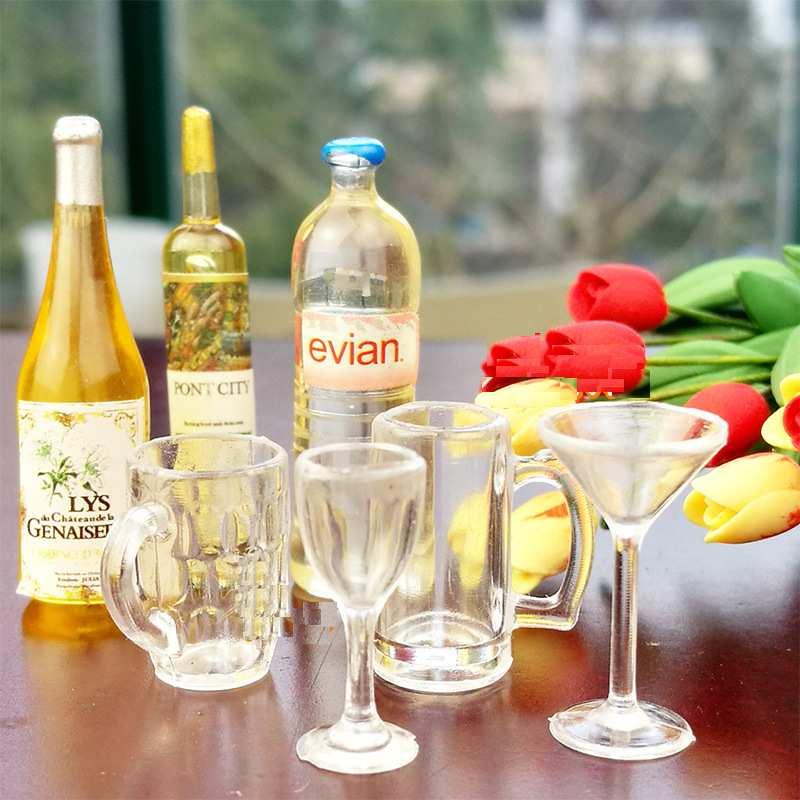 送料無料 ミニチュア 雑貨 グラスセット ドールハウス キット