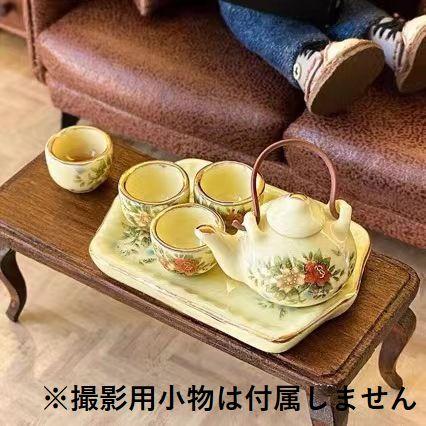 ミニチュア 雑貨 湯呑セット ドールハウス キット 急須 お茶セット