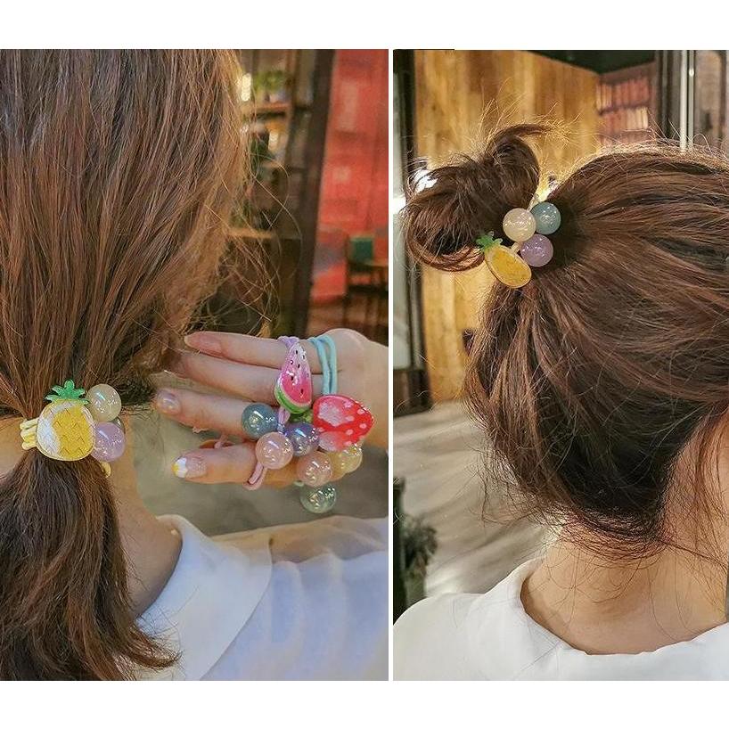 フルーツヘアゴム 半円形 楽天市場】フルーツ ヘアゴム 刺繍 入り BLAZE ヘアアクセサリー