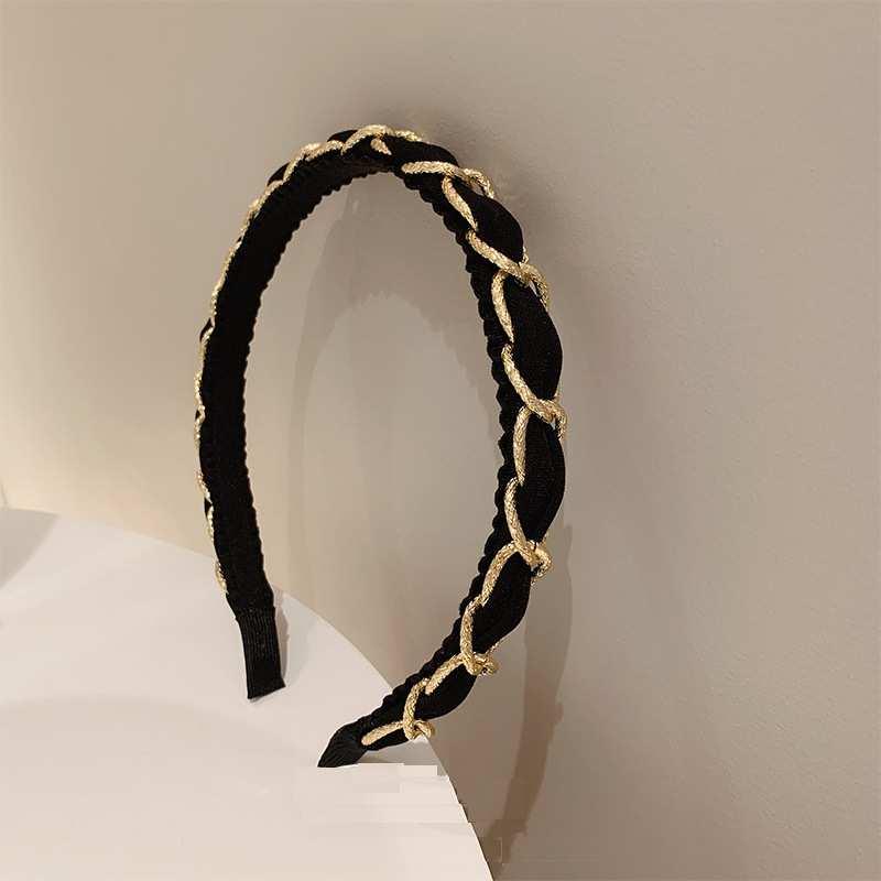 送料無料 ゴールドチェーン カチューシャ チェーンカチューシャ