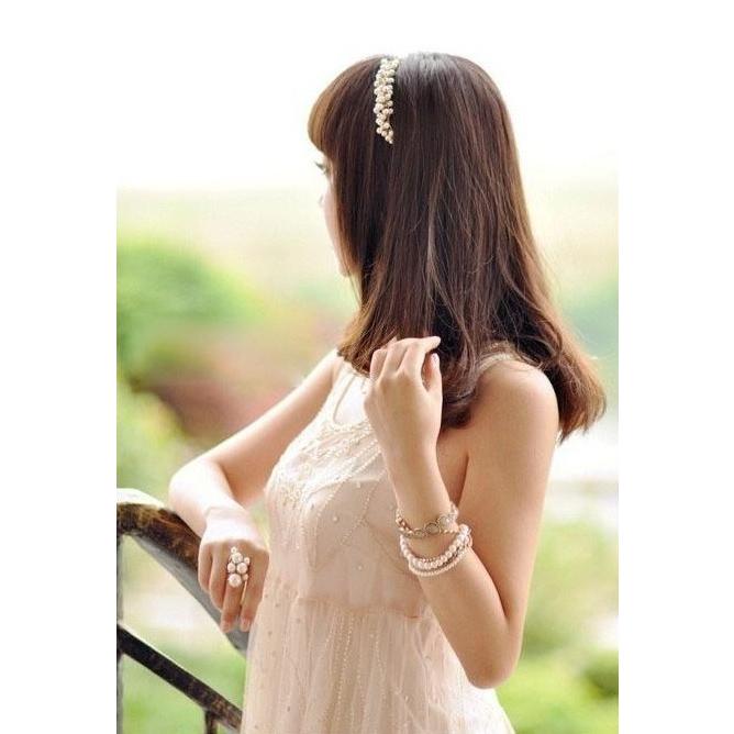 ビーズ 細身 カチューシャ ヘアアクセ パール シンプル オシャレ 結婚式 お出かけ デート 雑貨 小物 Ol アシンメトリー アシメ ファンシーアクセのhumming F 通販 Yahoo ショッピング