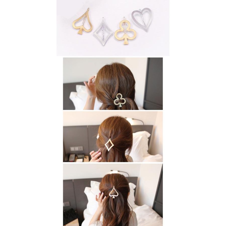 トランプ柄 フレームピン メタル ゴールド シルバー ヘアクリップ フレーム クリップ ヘアピン 髪留め ハーフアップ ダボピン ファンシーアクセのhumming F 通販 Yahoo ショッピング