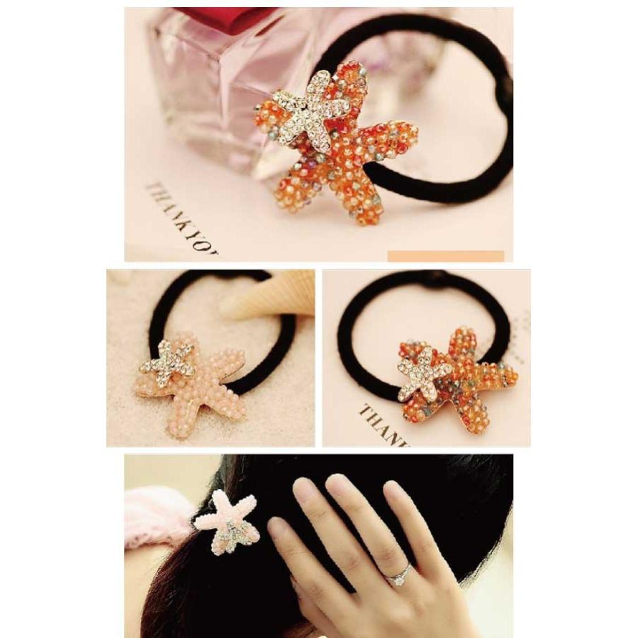 ビジューのヘアゴム♡ハンドメイド レジン カラフル ホワイト ネックレス 綺麗 ビジューのヘアゴム♡ハンドメイド レジン カラフル ホワイト