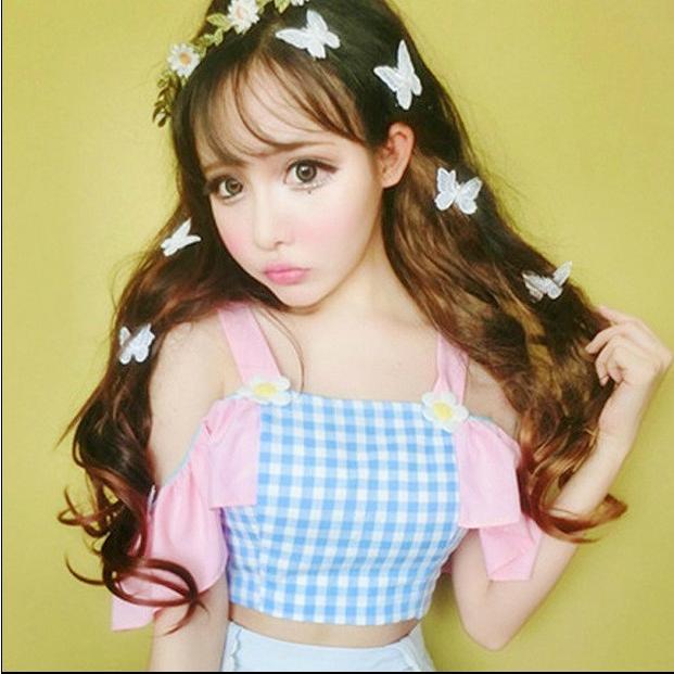 送料無料 ホワイト 蝶 髪飾り ヘアクリップ 2個セット 蝶々 送料無料 ホワイト 蝶 髪飾り ヘアクリップ 2個セット 蝶々