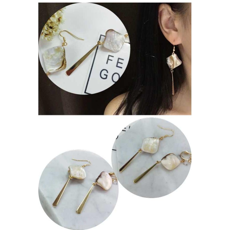 貝　ピアス　シアタープロダクツ　シェル Hawaiian shell earring(カウリーシェル タライ貝 ピアス、イヤリング