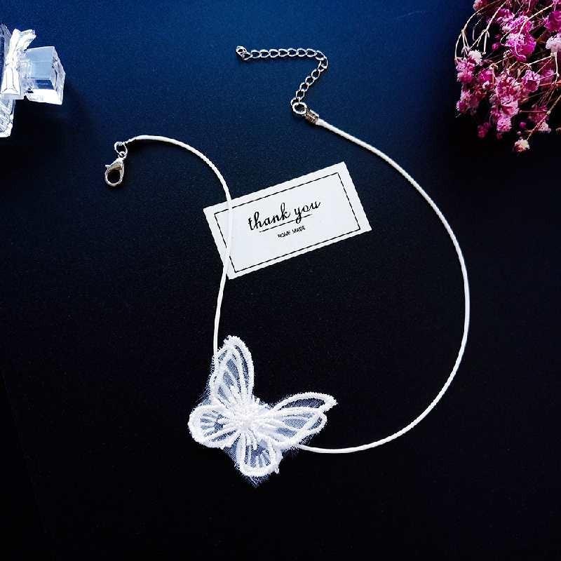 送料無料 バタフライ チョーカーちょうちょ 蝶 レディース ネックレス ゆめかわいい 可愛い 韓国 原宿 レース 今コレ 791102 |  | 05