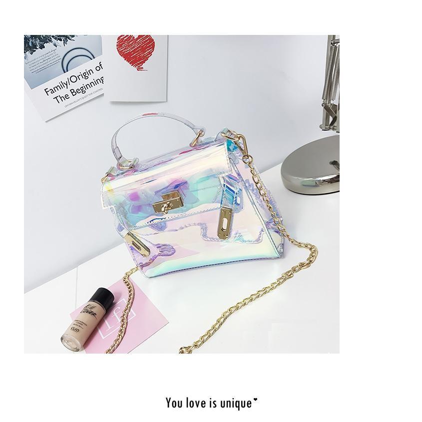 透明 クリア バッグ 鞄 カバン オーロラバッグ ショルダー 手提げ