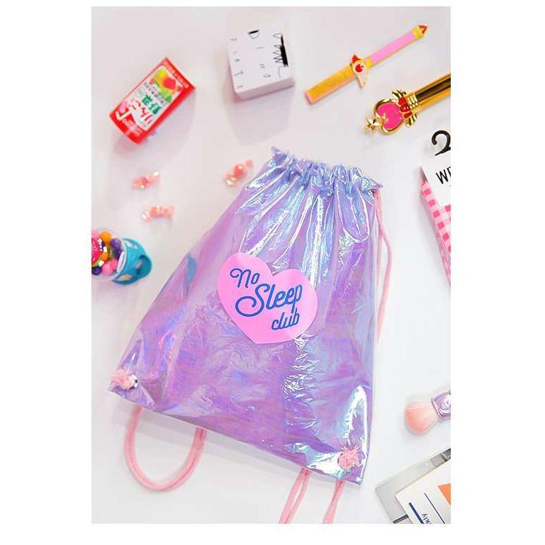 送料無料 キラキラ 巾着リュック デイバッグ 巾着 バッグ カバン