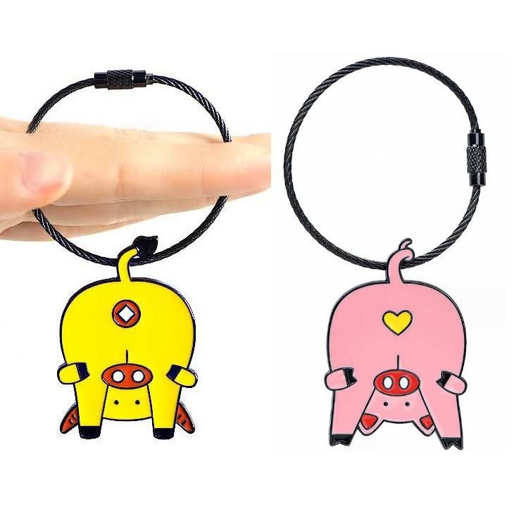 送料無料 キーホルダー メタル アニマル チャーム 面白グッズ