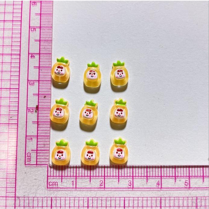 ④キャラクター動物モチーフ ネイルチップセット5個セット バラ売り、まとめ売り可 送料無料 ネイルチップ ネイルパーツ 20個セット くま 怪獣 面白