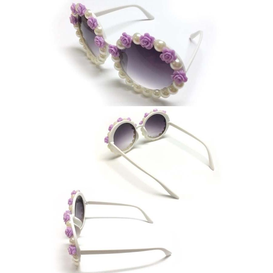 極美品✨ブルガリ　フラワービジュー　サングラス　スワロフスキー　グラデーション 極美品✨ブルガリ　フラワービジュー　サングラス　スワロフスキー　グラデーション