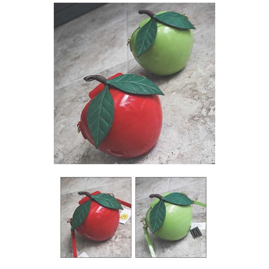 訳あり エナメル リンゴ型 ショルダーバッグ エナメルバッグ 立体 斜めがけ 鞄 リンゴ 林檎 アップル フルーツ 果物 コスプレ 白雪姫  870501-b :870501-b:ファンシーアクセのHumming・F - 通販 - Yahoo!ショッピング