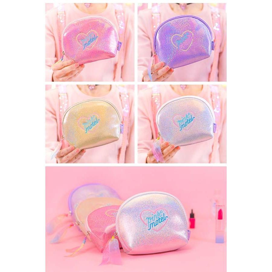 マルチポーチ グリッター ハート キラキラ メイクポーチ ポーチ 小物入れ 学生 可愛い 韓国 メイク カラフル 0609 0609 ファンシーアクセのhumming F 通販 Yahoo ショッピング