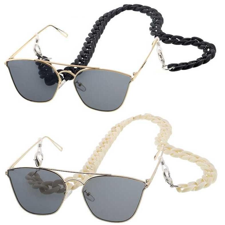 送料無料 極太カラフル眼鏡チェーン メガネチェーン メガネストラップ