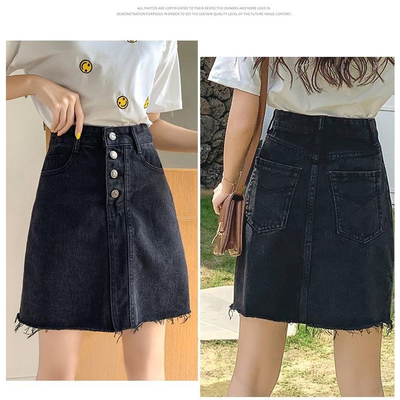 送料無料 ミニ デニム スカート カジュアル アメカジ 学生