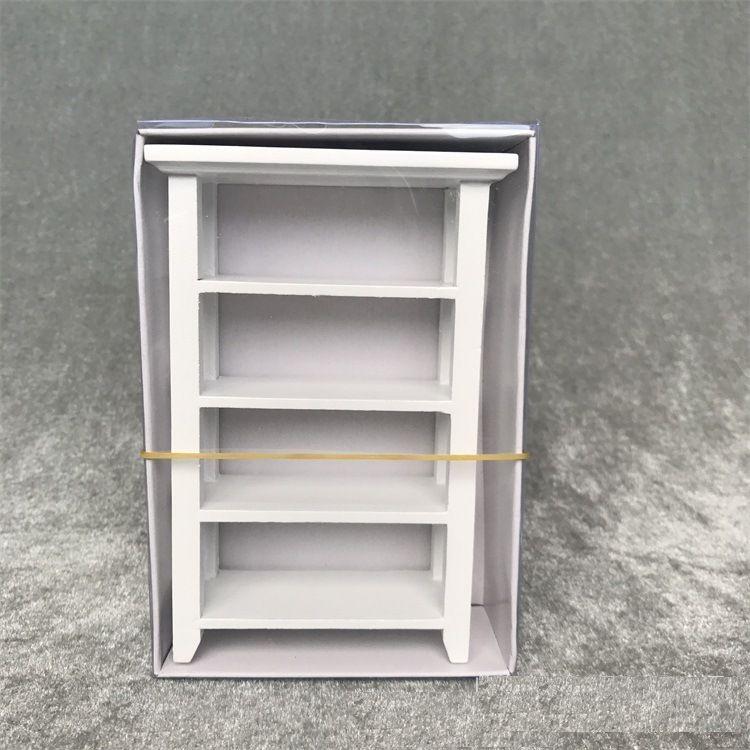 送料無料 ミニチュア 雑貨 棚 ドールハウス キット たな 本棚 飾り棚