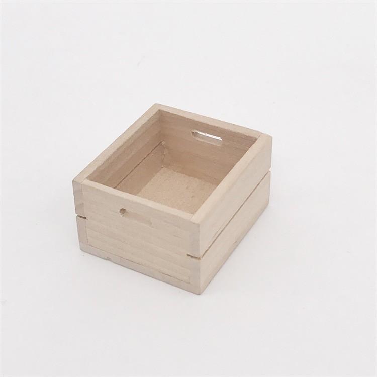 送料無料 ミニチュア 雑貨 木箱 ドールハウス キット 箱 はこ ハコ