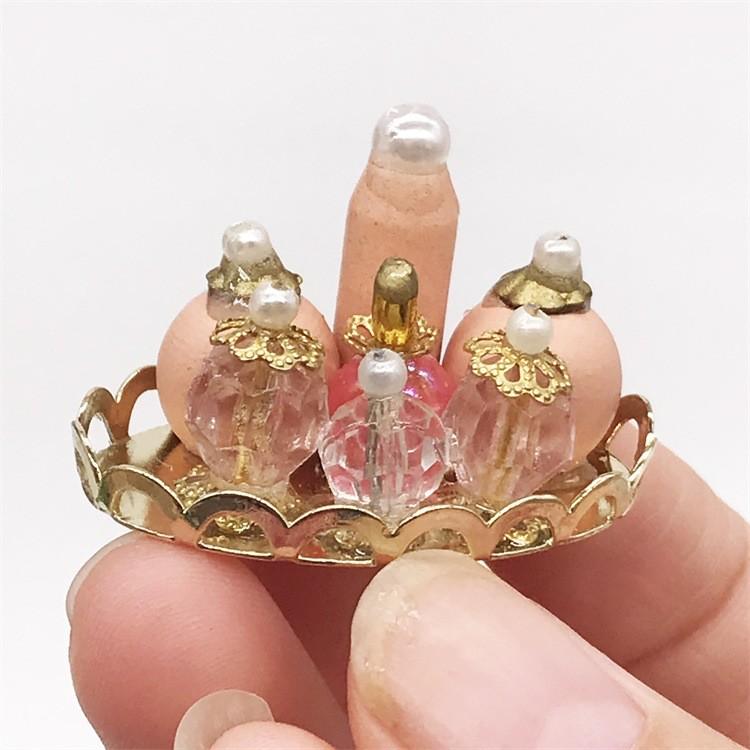 ミニチュア　リーメント　コットン　化粧品　コスメ　アロマ　薬瓶　ドールハウス MAKEUP Dresser メイクアップドレッサー【Miniature Cosmetics