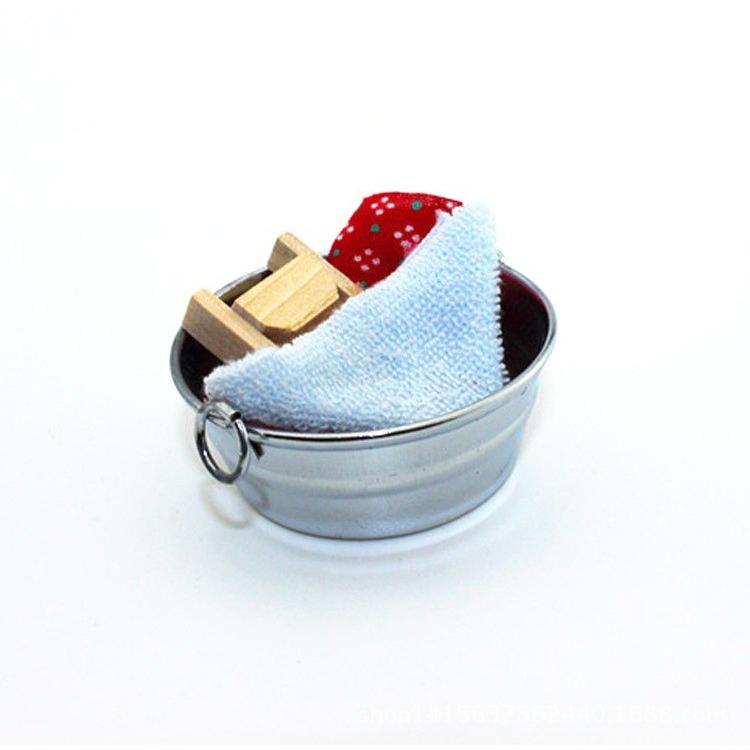 送料無料 ミニチュア 雑貨 ランドリーセット ドールハウス