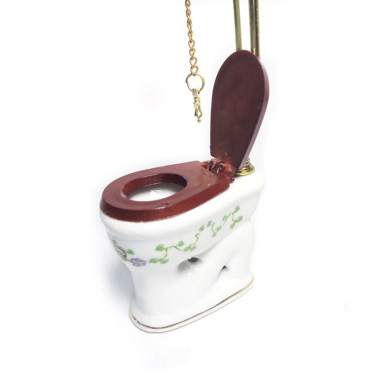 送料無料 ミニチュア 雑貨 トイレセット ドールハウス キット トイレ