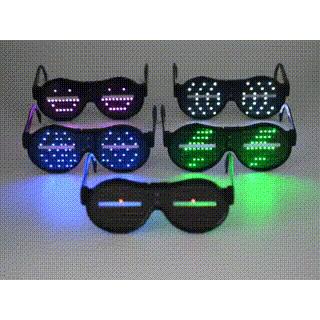 送料無料 眼鏡 LED ライト グラス パーティー 仮装 サングラス コスプレ ハロウィン 小道具 イベント 電球 フラッシュ  920080｜humming-f｜04