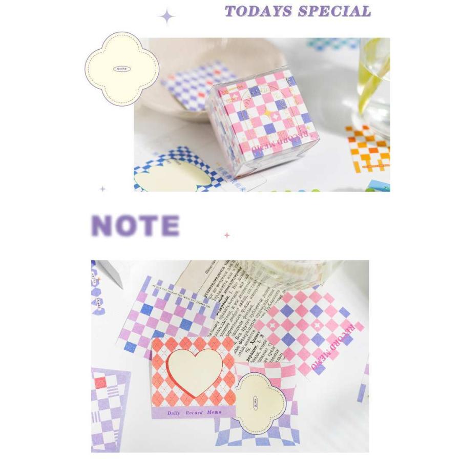 ファンシーカラーのメモ用紙 素材紙 メモ帳 背景紙 市松模様 パステルカラー 400枚 デコ ラッピング デコパージュ デコレーション 手帳 封筒 贈り物 9412 9412 ファンシーアクセのhumming F 通販 Yahoo ショッピング