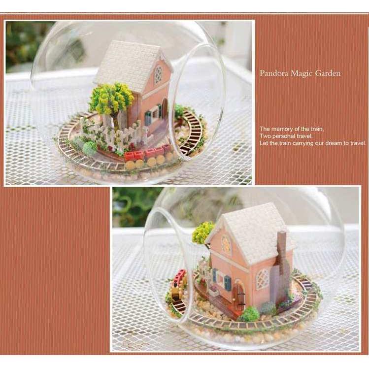 ドールハウス キット マジックガーデン パンドラ ピンク 魔法のお家
