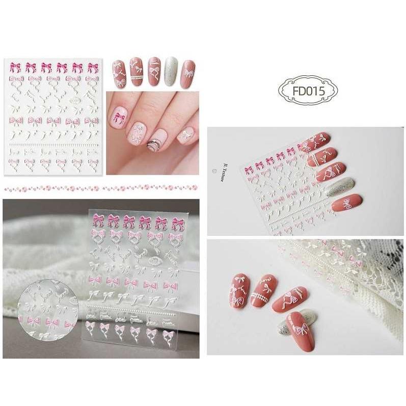 送料無料 ネイルシール ホワイト カラフルニコちゃん 面白 ネイル