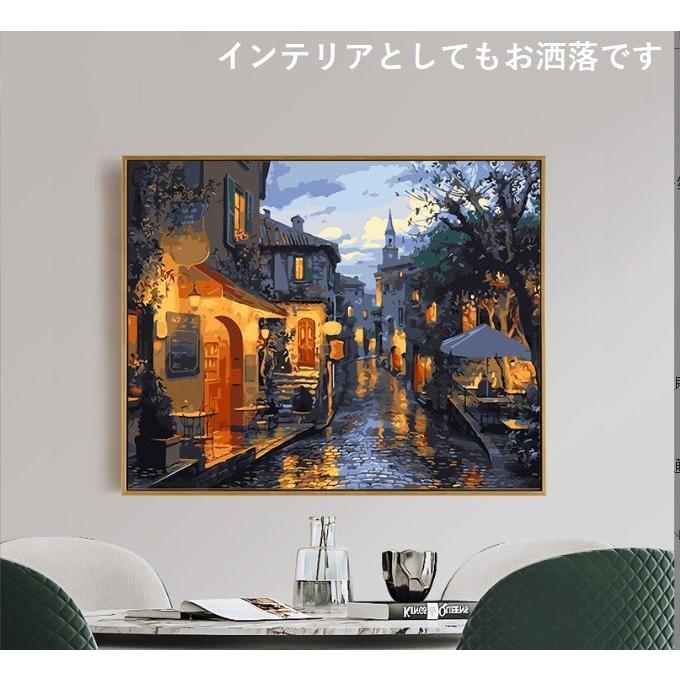 大人の塗り絵 ぬりえ 大サイズ 数字塗り絵 アクリル絵の具 カラー